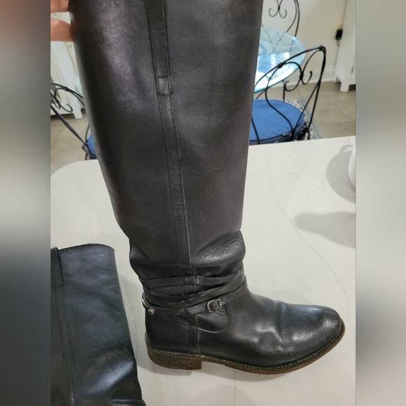 Frye Shirley riding plate boot, Black - Picture 10 of 15